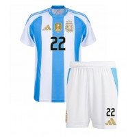 Dres Argentína Exequiel Palacios #14 Domáci pre deti Copa America 2024 Krátky Rukáv (+ trenírky)